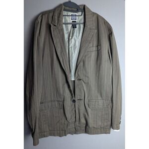 Guess  green 2 Button Blazer Sport Coat Size XXL 2XL 100% Cotton Y2K vintage